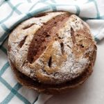 Gorgeous yeast-free and grain-free bread boule.