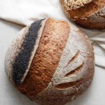 A sourdough loaf prepared with a sorghum sourdough starter (wild yeast). This gluten-free, egg-free and dairy-free bread recipe is also rice-free, vegan and completely allergen-friendly.