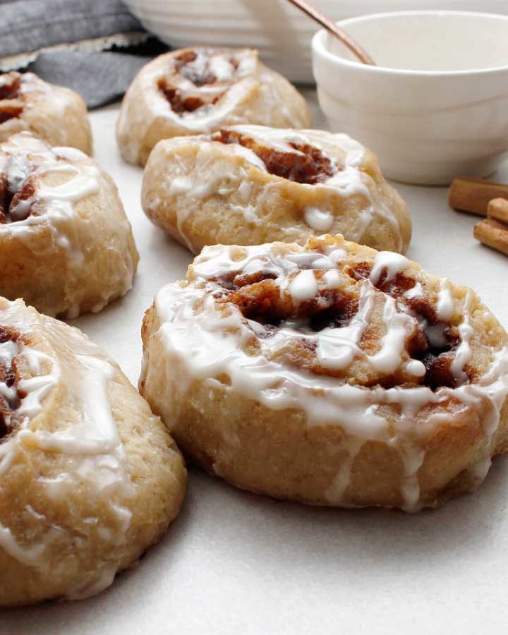 Gluten-free Sourdough Cinnamon Rolls. Free of Wheat, Eggs, Dairy. Allergy-Friendly. freshisreal.com