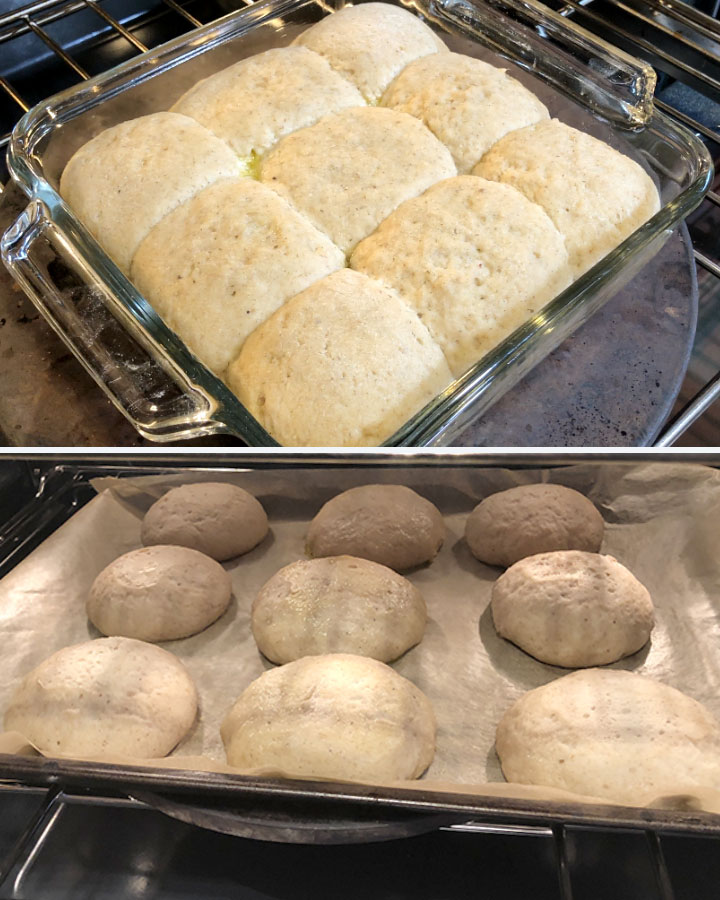 Pull-apart or free-form Soft Gluten-Free Vegan Dinner Rolls recipe by freshisreal.com