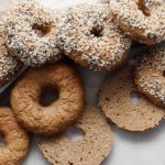 Yeasted gluten-free, vegan and allergen-friendly bagels.