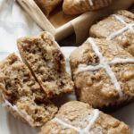 Hot Cross Buns prepared with gluten-free sourdough starter.