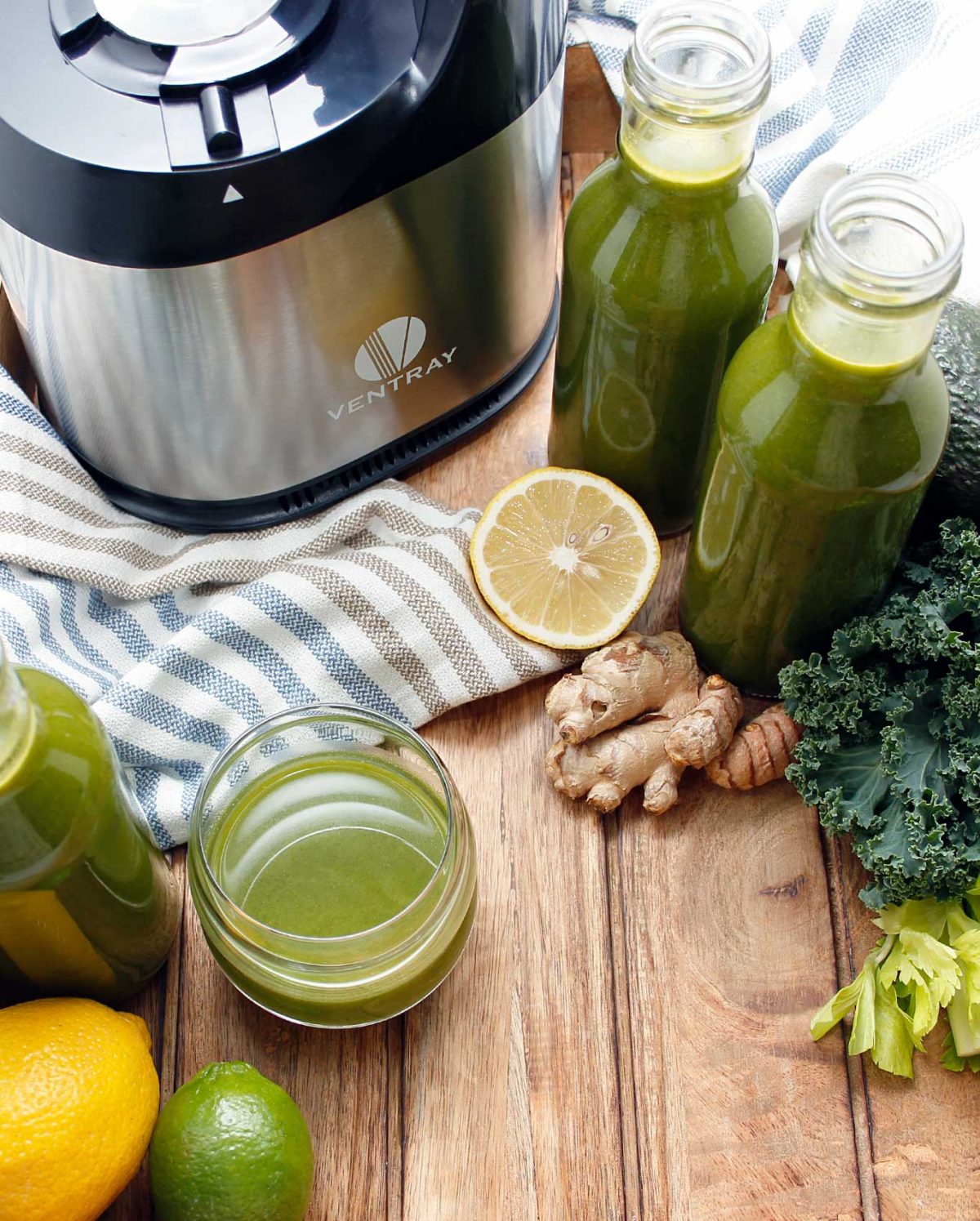 How To Make Green Juice in a Blender - This Savory Vegan